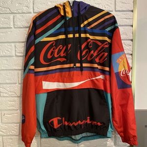 Coca Cola X Champion collab windbreaker